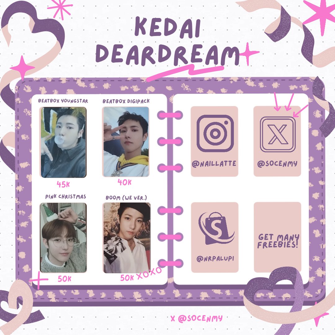 socenmy's tweet photo. 𝜗𝜚 ࣪˖ ִ𐙚 WTS PC &amp; ALBUM ONLY NCT OFC
• Ask for condi
• Available in Shopee
• Ready INA 
• Freebies

❗DOM Batu, Malang Jatim. 
https://t.co/d8mFY4rYzn https://t.co/RJVHyDkshk
