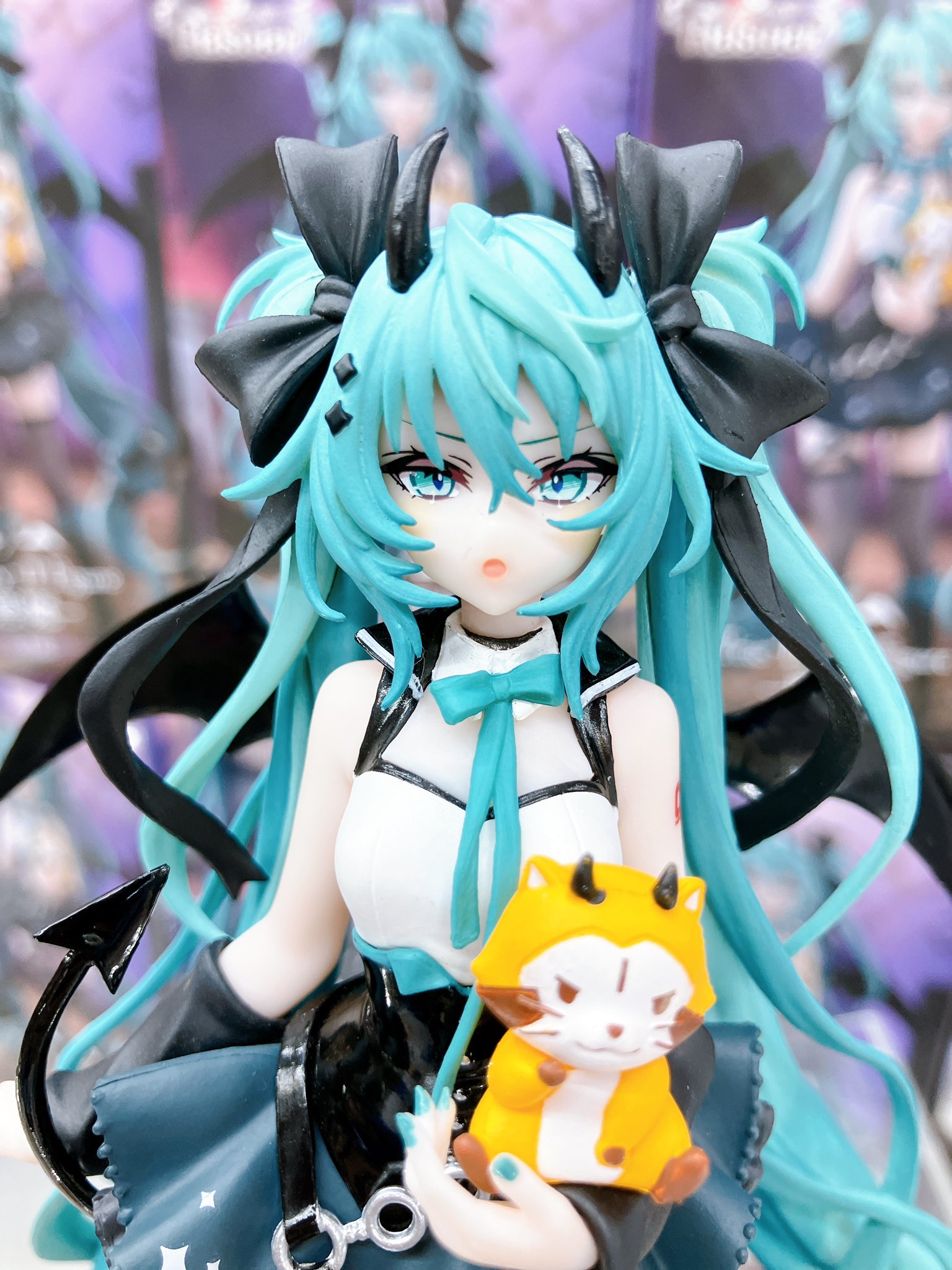 【初音ミク フィギュア４点】　ラスカル　悪魔　猫耳　Subculture プライズフィギュア】初音ミク×ラスカル Trio-Try-iT Figureー