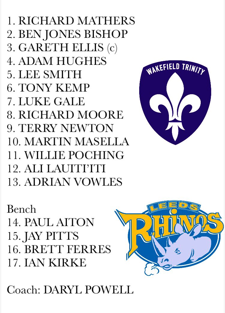 Going into the traditional Boxing Day fixture between <a href="/leedsrhinos/">Leeds Rhinos</a> &amp; <a href="/WTrinityRL/">Wakefield Trinity</a> I’ve put together an ultimate 17 of players who’ve played for both clubs during the <a href="/SuperLeague/">Betfred Super League</a> era