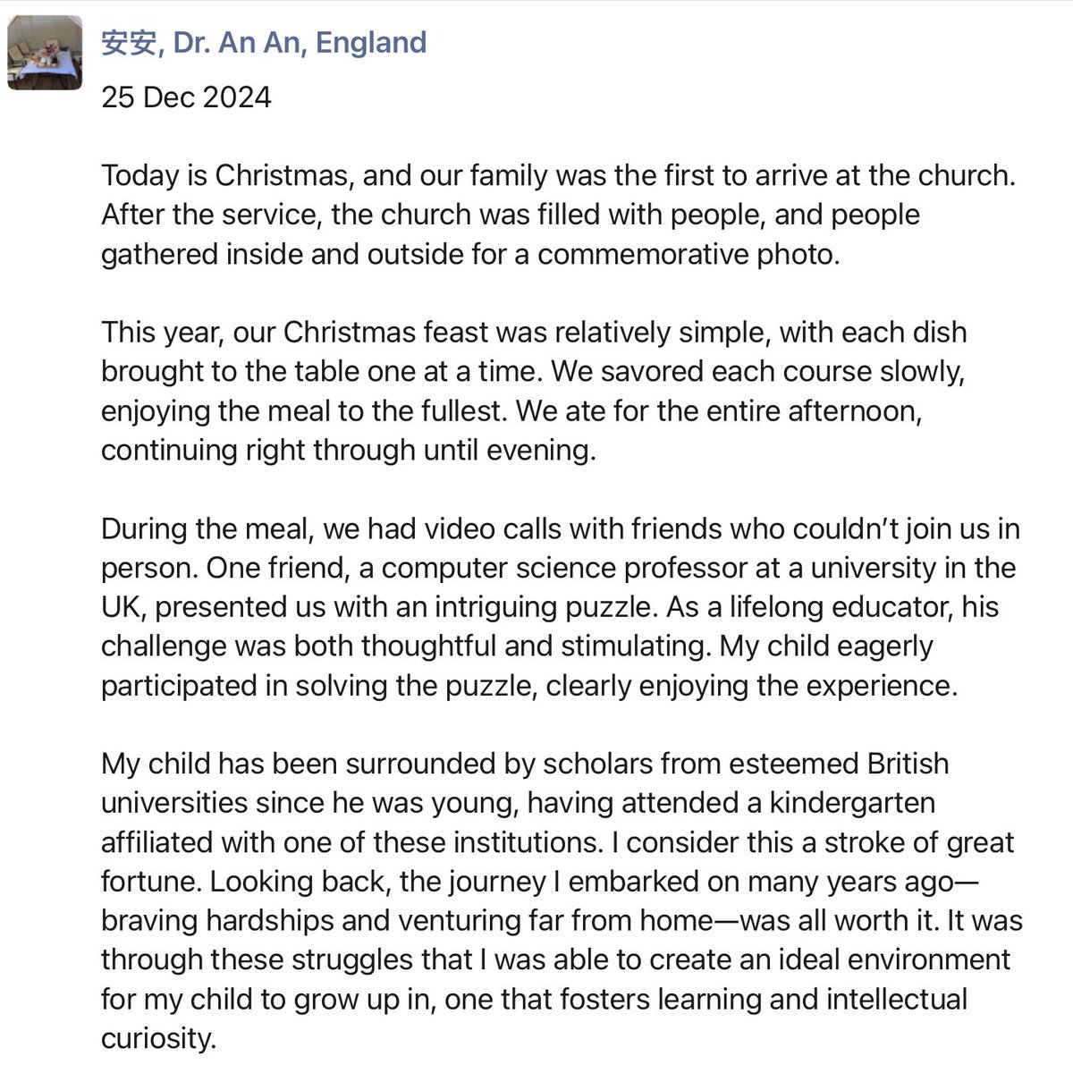 DrAnAnJG2's tweet image. 圣诞日记