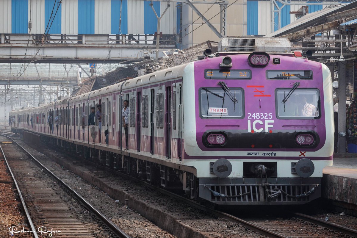 The brand new <a href="/AlstomIndia/">Alstom India</a> <a href="/Alstom/">Alstom</a> EMU started it's service on <a href="/Central_Railway/">Central Railway</a> mainline....
Rake: 248325-248326
Kalwa Carshed
Note: CR kept the same rake numbers marked by
ICF instead of usual 4 digit series used on Mumbai Suburban