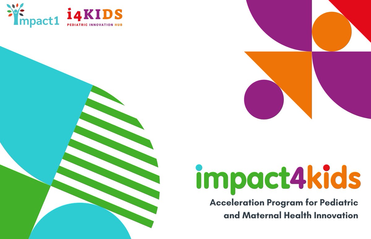 i4kids_Hub's tweet photo. We are looking for innovative projects in #paediatrics to be part of #Impact4kids, an Acceleration Programme driven by #i4KIDS and #Impact1. 

Would you like to present us your solution? 🗓️ You have time until January 26th! 

Apply here ▶️ https://t.co/CIfOhrIEgp https://t.co/1kFy531Vbn