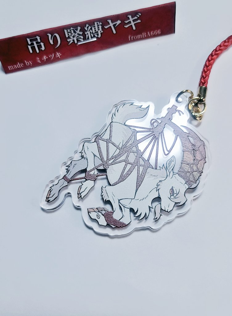 ミチヅキさんの縛り束縛ヤギ届いててホクホク(っ'ω`c)🐐🐐🐐
リバーシブルタイプで良き、、、! 