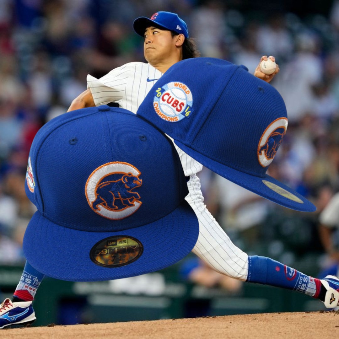 DPW×Fitted cap Exclusive 59FIFTY Chicago Cubs custom 「投げる哲学
