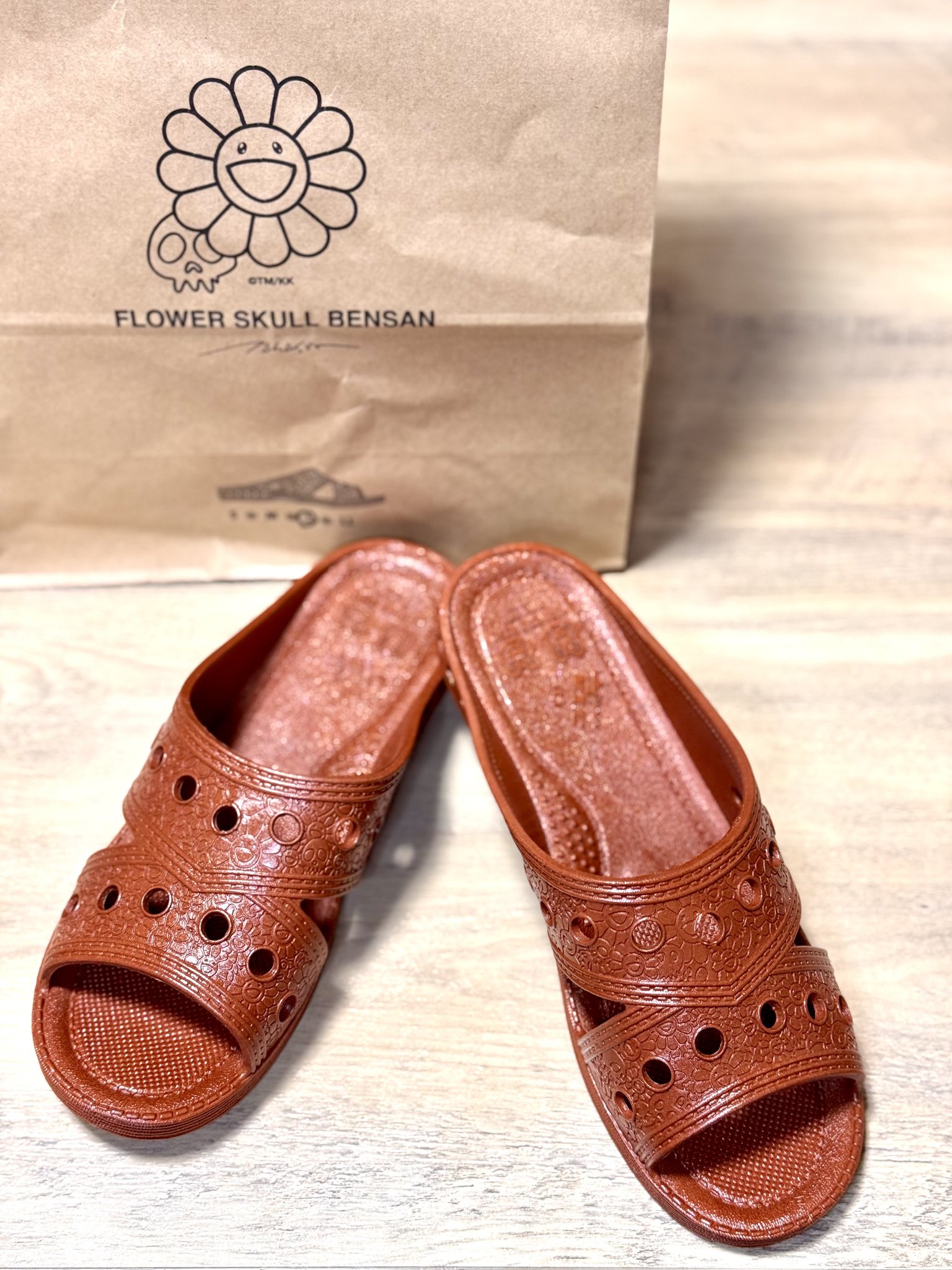 村上隆 サンダル FLOWER SKULL BENSAN ラッキーボックス 村上隆 サンダル FLOWER SKULL BENSAN ラッキーボックス 村上隆