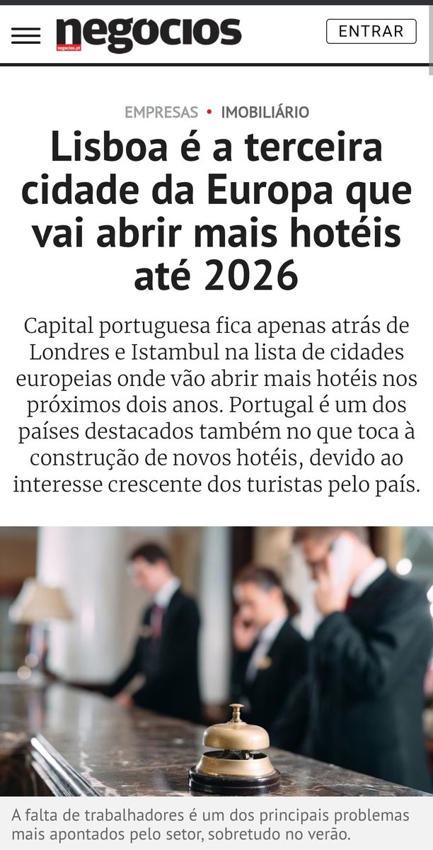 PinteusSandra's tweet photo. @JJorgeCaldeira Este fechar de olhos da imprensa e da esquerda toda a este comer da cidede sem qualquer limite pelos Hotéis e Aparthoteis é nojento.
Isto numa cidade que é a 3° da Europa onde vão abrir mais Hotéis e com o AL sem novas licenças na Baixa desde 2018 https://t.co/Wxar52Pgu1