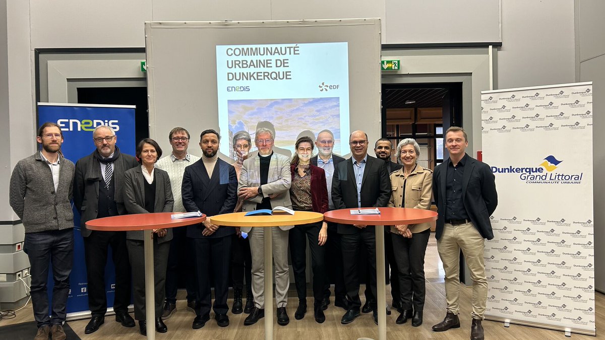 🔌💡 <a href="/enedis/">Enedis</a> , <a href="/EDF_HDF/">EDF Hauts De France</a>  et la Communauté urbaine de Dunkerque ont renouvelé leur plan pluriannuel d’investissements (#PPI) pour les 5⃣ prochaines années, dans le cadre du contrat de concession pour la distribution d’électricité.

✅ Au programme :
➡️Renforcement et modernisation