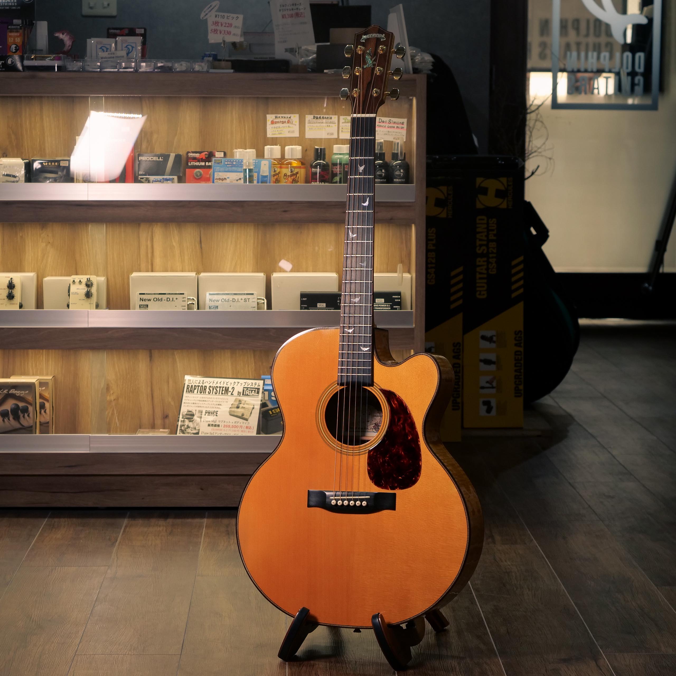 GREVEN F Herringbone (Flame Maple)|ドルフィンギターズ