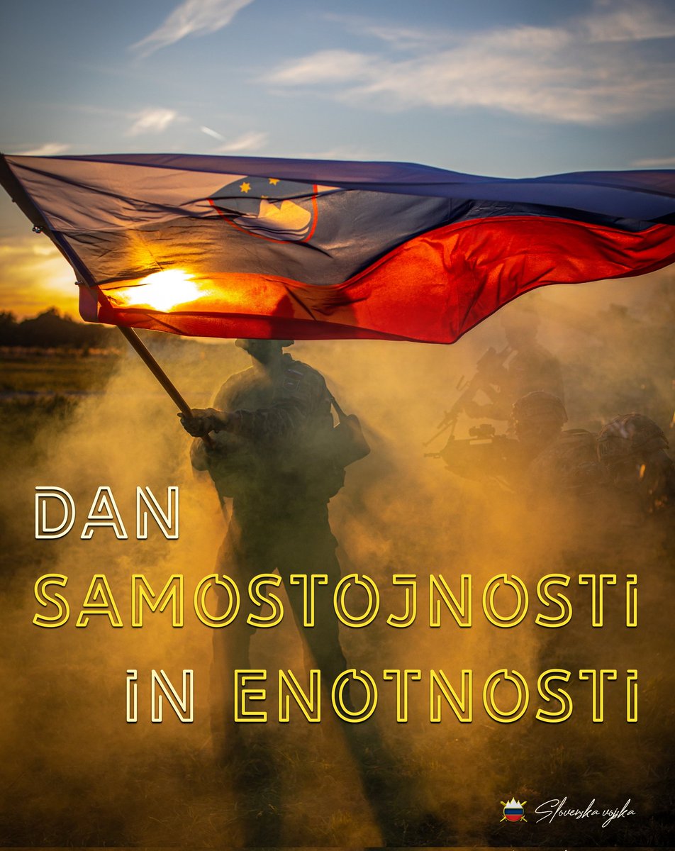 🇸🇮 Samostojnost in neodvisnost naše države stoji na narodovi enotnosti, razglašeni 26. decembra 1990. Bodimo tudi danes enotni v skupni skrbi za našo domovino! 🇸🇮