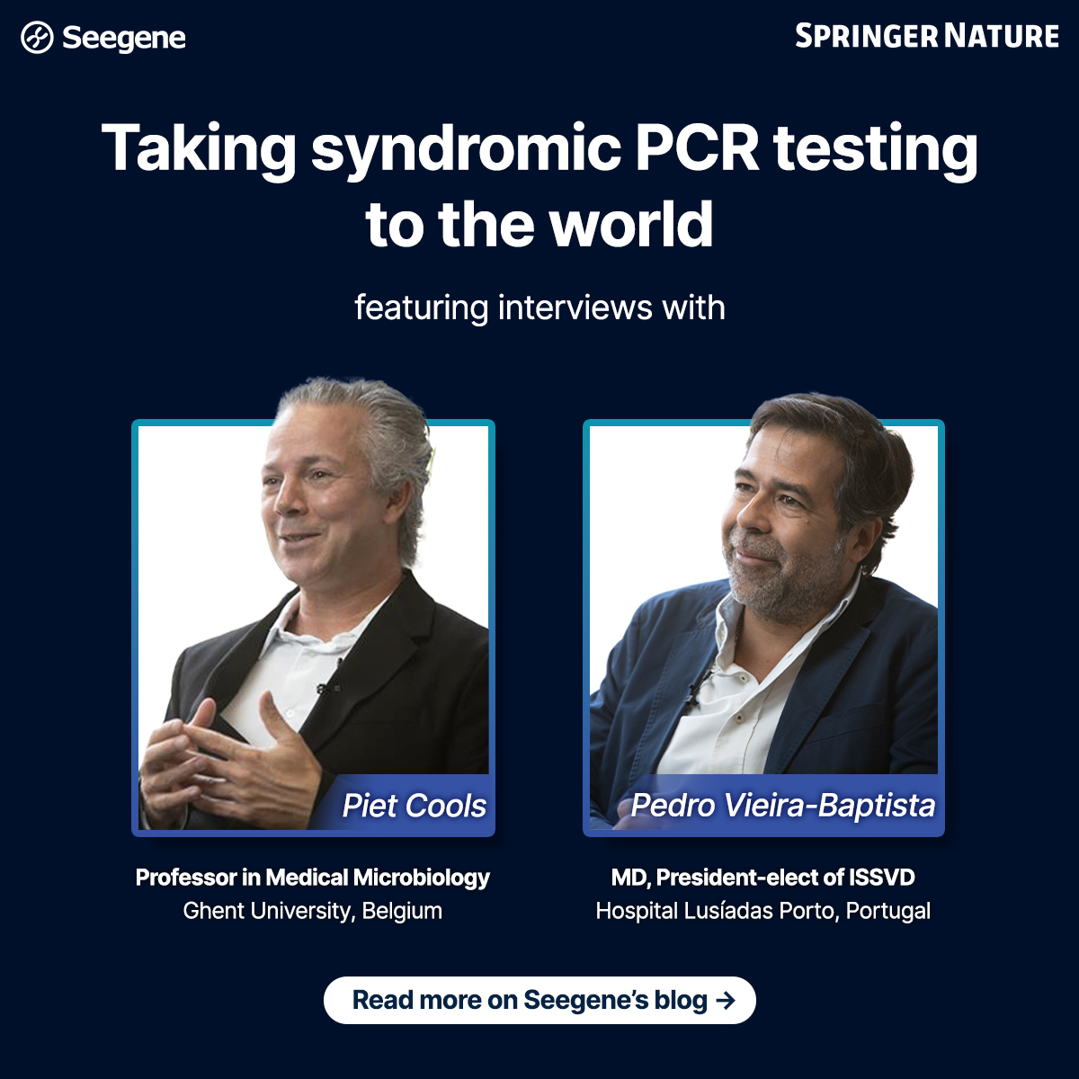 Seegene_HQ's tweet photo. 👀 https://t.co/YX2evGOWYP
From testing pathogen by pathogen to testing in a single tube.
Our Open Innovation Program winners explain #syndromic qPCR testing and how it can revolutionize diagnostics.
#Seegene #SpringerNature #syndromicqPCR #MolecularDiagnostics #MDx #OpenInnovationProgram