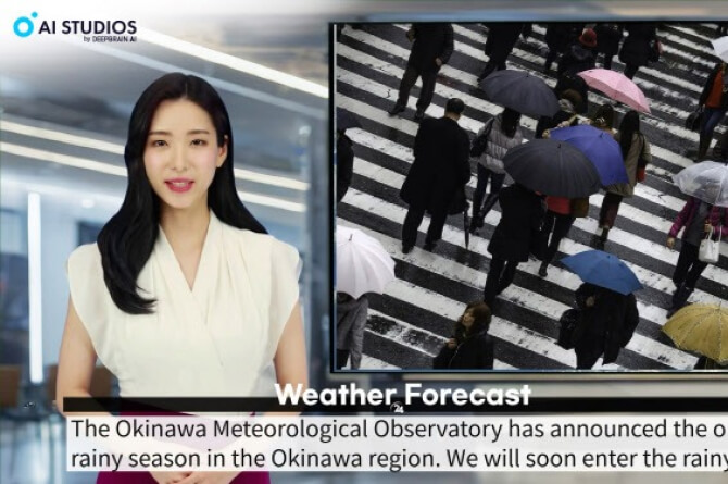 YonacoGroup's tweet image. A virtual weather presenter by Korea’s @DeepBrain_ai is now on Japanese TV, solving labor shortages &amp;amp; reaching Japan’s growing foreign population with multilingual forecasts.

#AI #KoreanTech #Innovation #Korea #WeatherTech