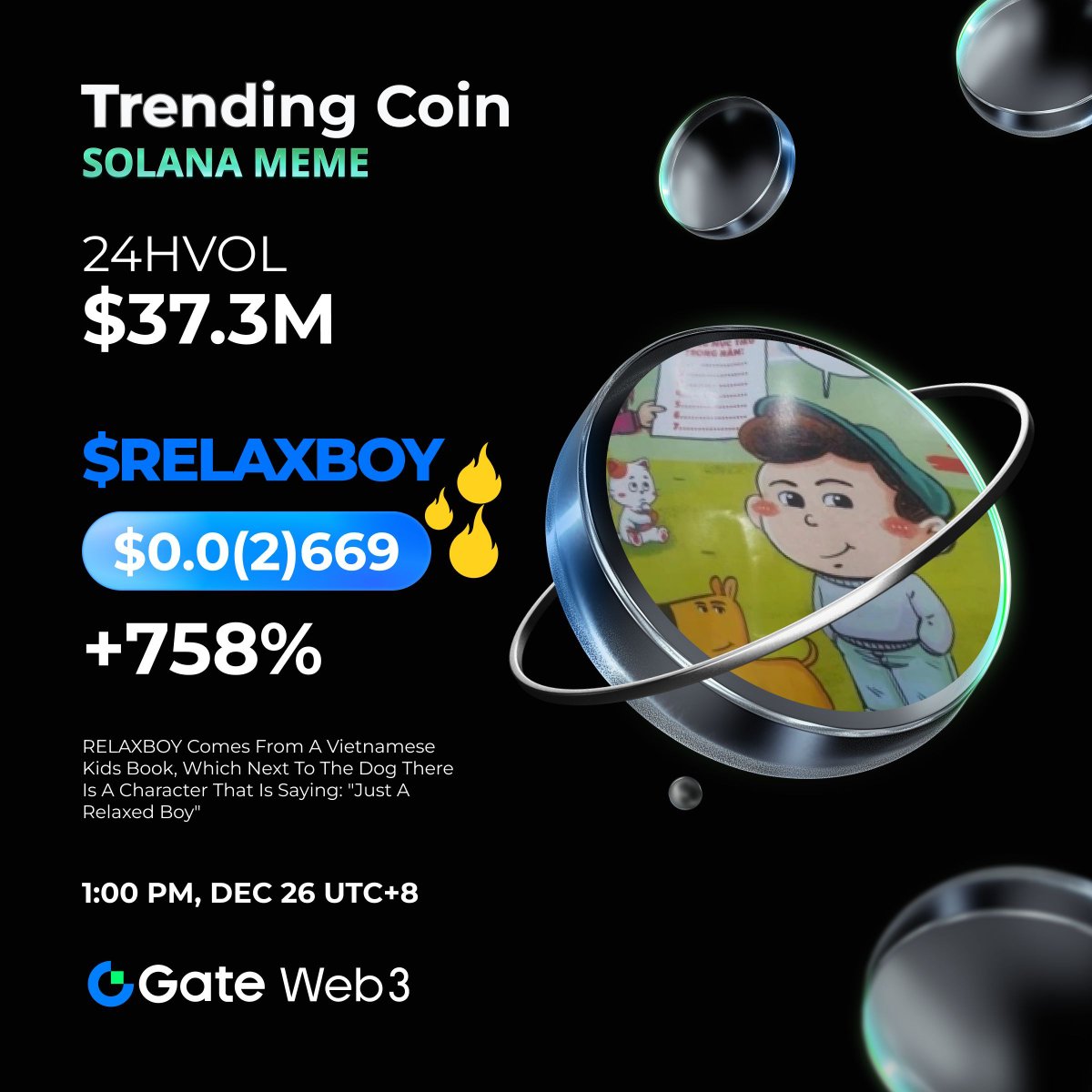 🔥#Trending On-chain Meme: #RELAXBOY 🚀 😜@RelaxedBoyCTO comes from a  Vietnamese kids book, which next to the dog there is a character that is  saying: 