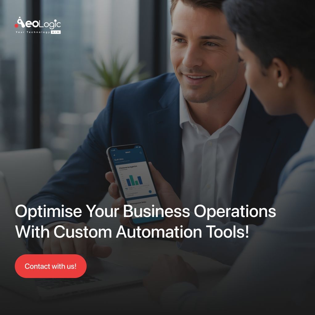 AeoLogicTech's tweet image. Why work harder when you can work smarter?

Ready to transform? 

📞 Contact us at +91-120-3200058 or 📧 email us at support@aeologic.com.

#AutomationSolutions #BusinessEfficiency #CustomAutomation #TechnologyForGrowth #AeologicTechnologies #BusinessOptimization