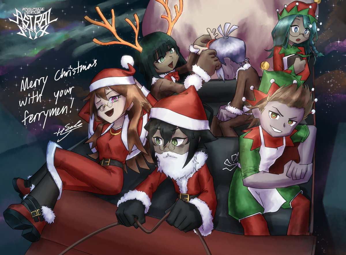 Merry Christmas with the ferrymen of #AstralStyx !