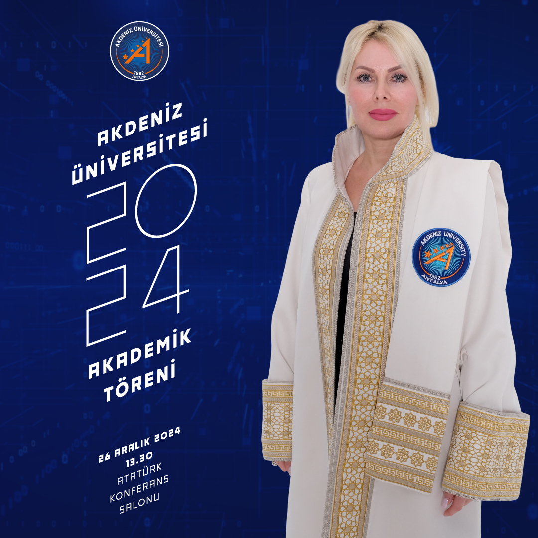 Akdenizun's tweet photo. 📢 2024 Akademik Törenimize Davet! 🎓✨
2024 yılında akademik ünvan alan, ünvanı yükseltilen ve kadroya atanan öğretim üyelerimiz için düzenlenecek Akademik Tören,
🗓️ 26 Aralık 2024 Perşembe
⏰ Saat 13.30
📍 Atatürk Konferans Salonu'nda gerçekleştirilecektir.

Tören, Akün TV üzerinden canlı yayınlanacaktır. Katılamayacak yakınlarınız töreni aşağıdaki bağlantıdan izleyebilir:
🔗 https://t.co/QESrRtwIoW
