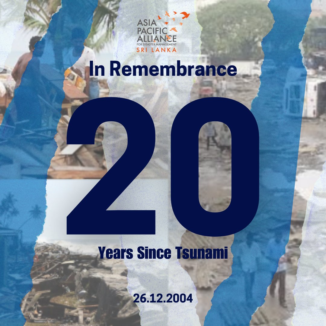 Today, we remember the lives lost, honor the survivors, and recognize the strength that rebuilt a nation. Yet, the journey is still long and together, we must continue to build a safer, more prepared future.