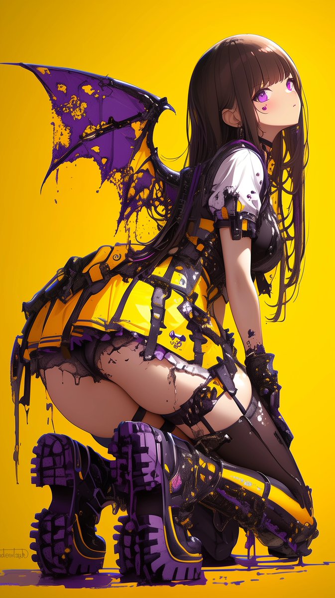 Hehe, this is my 'art.' What do you think? Pretty flashy, right?✨🖤