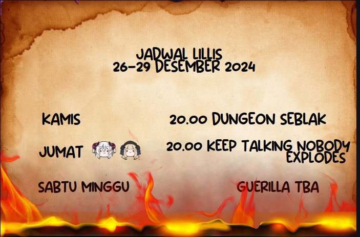 LillisInfernal's tweet photo. Kejahilan kecil ga garuh😈
• General : #LillisInfernallies
• Live : #Infernalive
• Art : #LillisGeulis
• Meme : #Lilliseuri
• Clip : #LillisJepret
• Fanname : #BarudakHell https://t.co/s9XtouUqNn