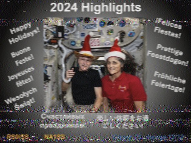 AdrianKilka's tweet photo. Życzenia Świąteczne odebrane dziś w nocy z ISS 🛰️ Również w języku polskim🇵🇱 https://t.co/dBCZzztgKD