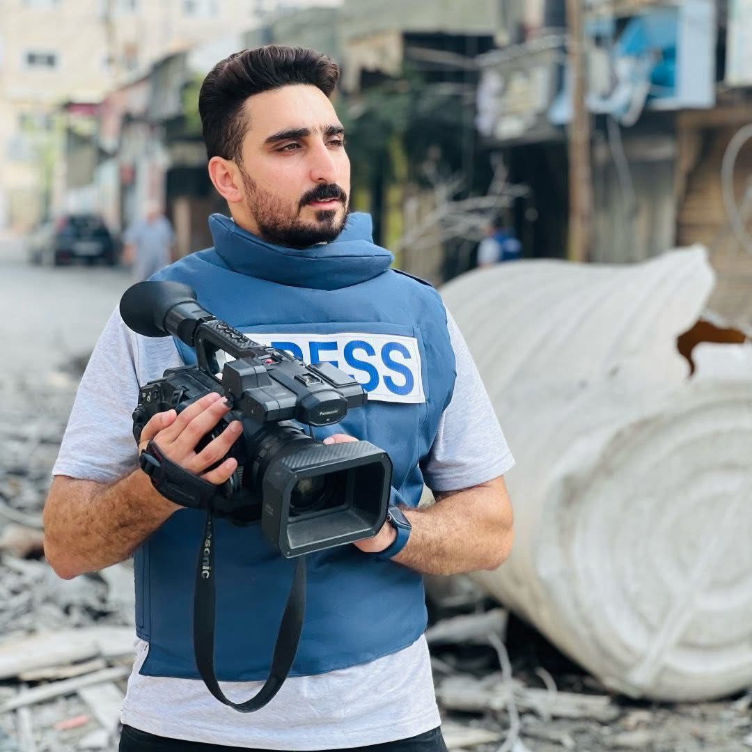 My heart aches for Dania, the wife of journalist Ayman Al-Jadi, one of the five journalists killed in Gaza last night. Ayman was waiting at the hospital as his wife went into labor with their first child. He never had a moment of joy—married during the war without celebration,