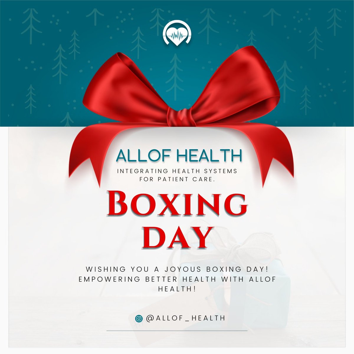 allof_health's tweet photo. 📦 Unwrap the Power of Your Health Data! 🎁

This Boxing Day, let’s unlock the power of health data. 

With Allof Health, patients are empowered to securely manage their health data—own it, share it, and unlock its full potential.

#BoxingDay #HealthDataManagement #AllofHealth https://t.co/j43GTuYSWW