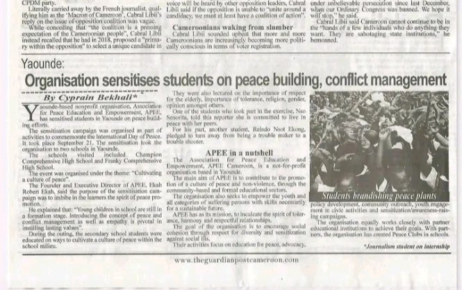 Association for Peace Education & Empowerment tweet media