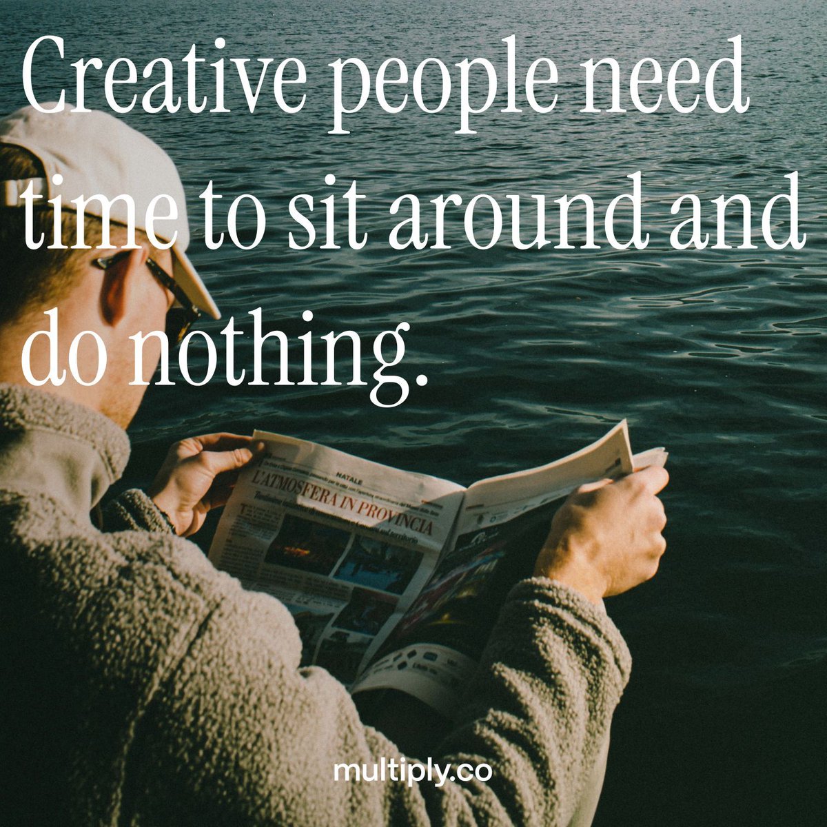 multiply_co's tweet photo. Creative minds need time to sit, dream, and do absolutely nothing— and Multiply makes that dream a reality. 

Suddenly, you’ve got the time for the most important job of all: enjoying the art of doing nothing. 

Savour every moment of your well-earned free time 💜 https://t.co/i7ONsiTRgU