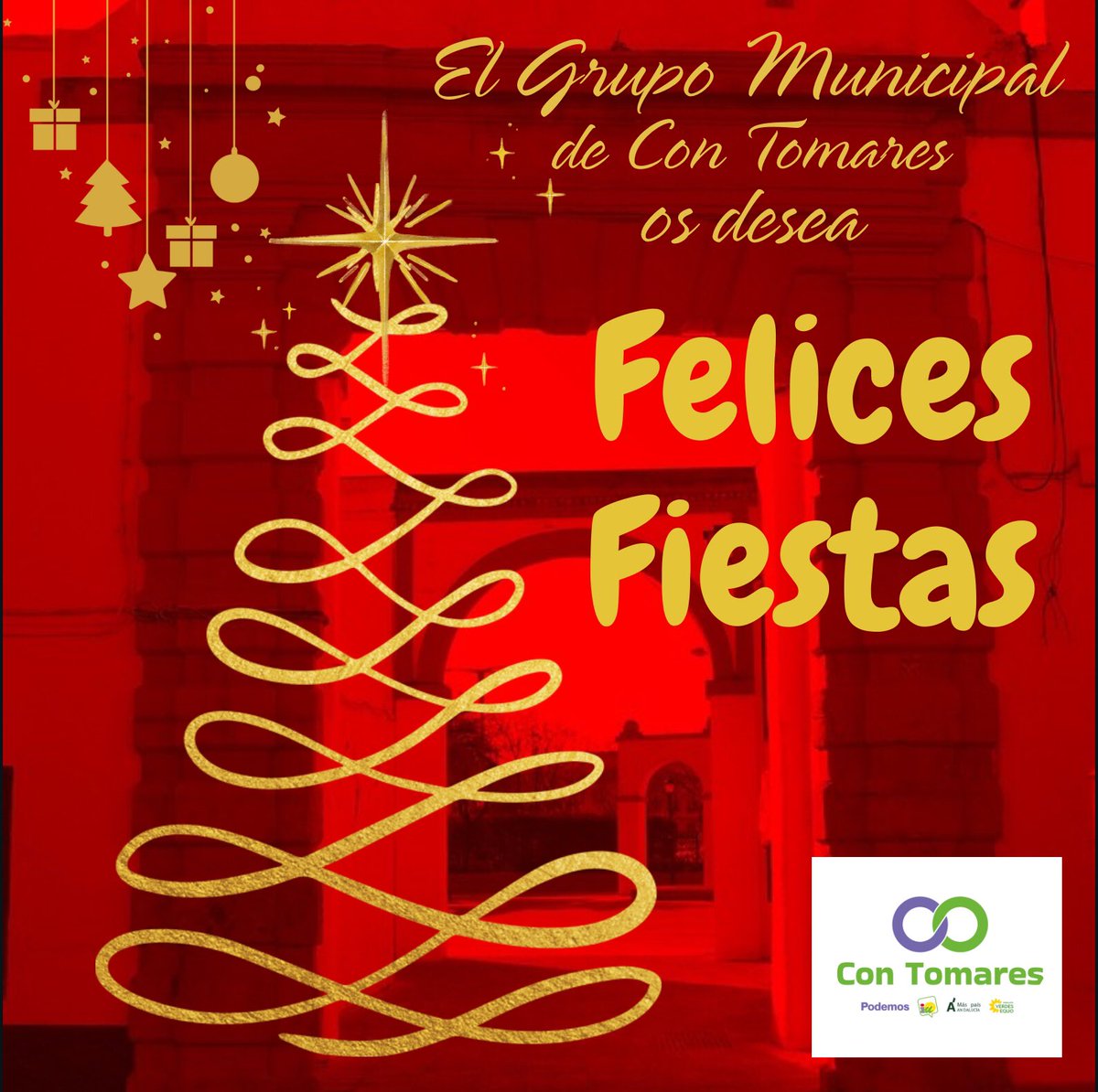 El Grupo Municipal de Con Tomares os desea unas Felices Fiestas