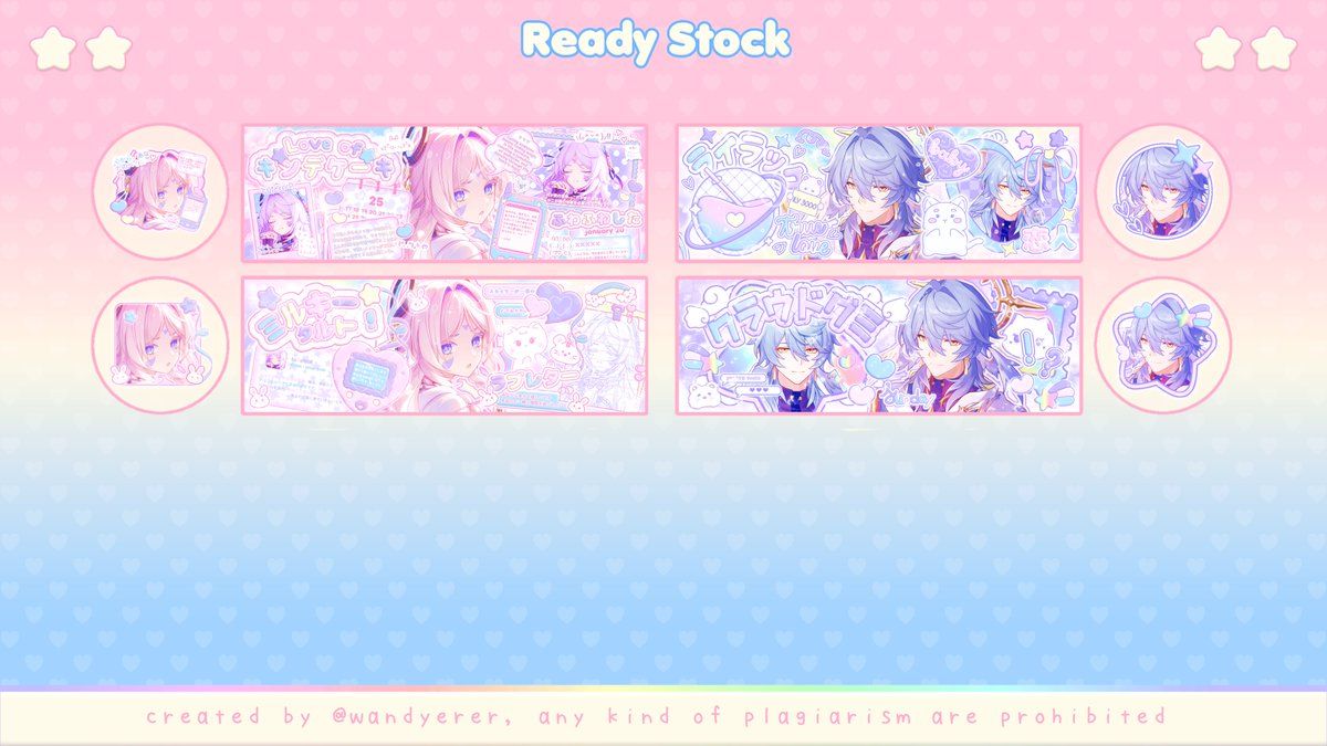 help rt, guys! thank you!

hai, aku bawa layout ready stock robin, citlali, &amp; sunday! bisa kalian booking di jam 17.00 wib with fee +2k/pcs atau bisa kalian take harga normal jam 23.00 wib yaa! sudah include ava png dan jpg yaa! jangan lupa cek twt selanjutnya, tysm 🩷

#zonauang