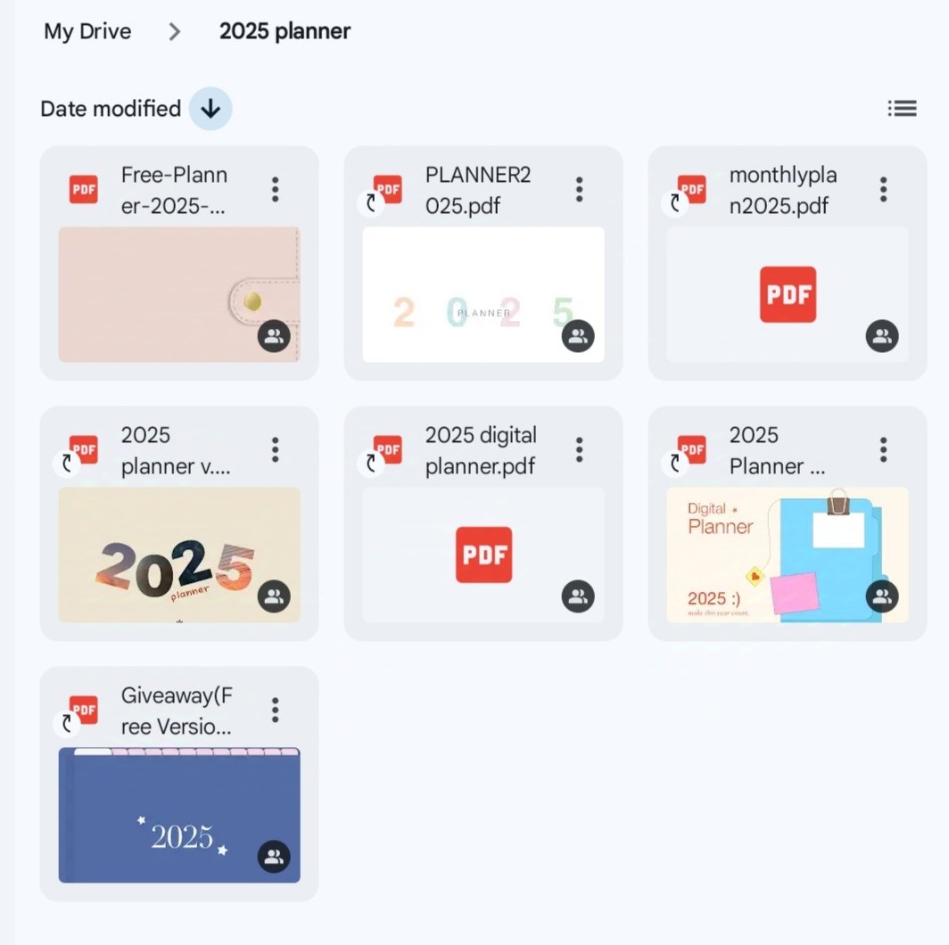 Habis mulung 2025 planner gratis😄, ada yang mau juga?👇