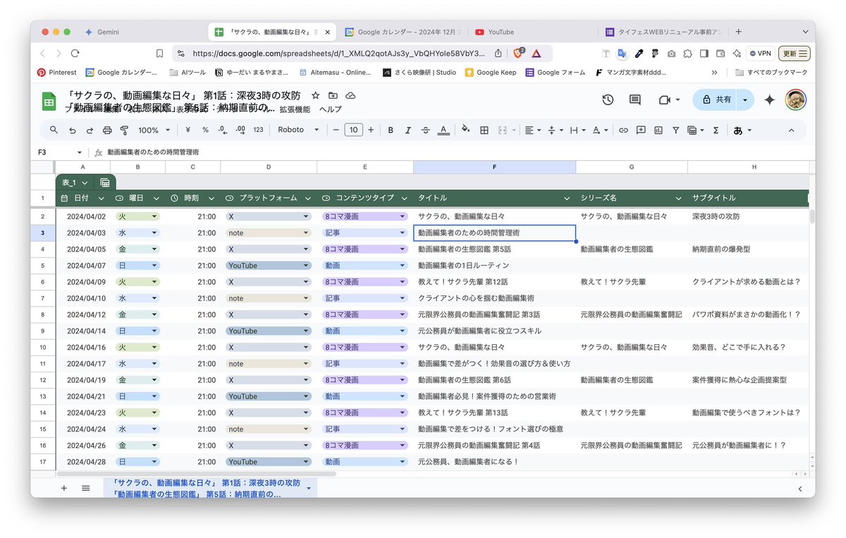 プロンプト理解してると企画書作成がここまで違うか🙄🙄
これからコンテンツカレンダー作成にかかる時間は10分である🙄