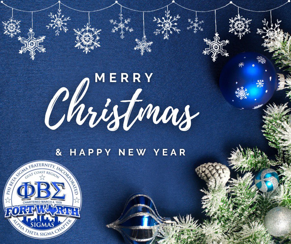 FwSigmas's tweet photo. Happy Holidays from the Alpha Theta Sigma Chapter of Phi Beta Sigma Fraternity Inc. #fwsigmas #PBS1914 https://t.co/hW0VQPQmhh