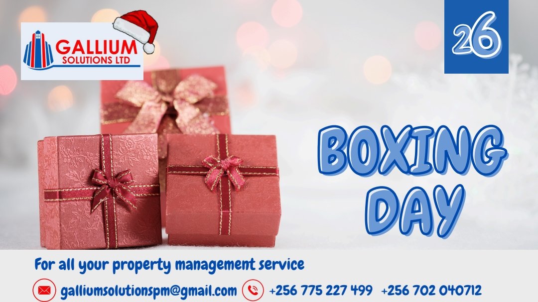 GalliumSolnsLtd's tweet photo. #BoxingDay https://t.co/hoJoZtETZ0