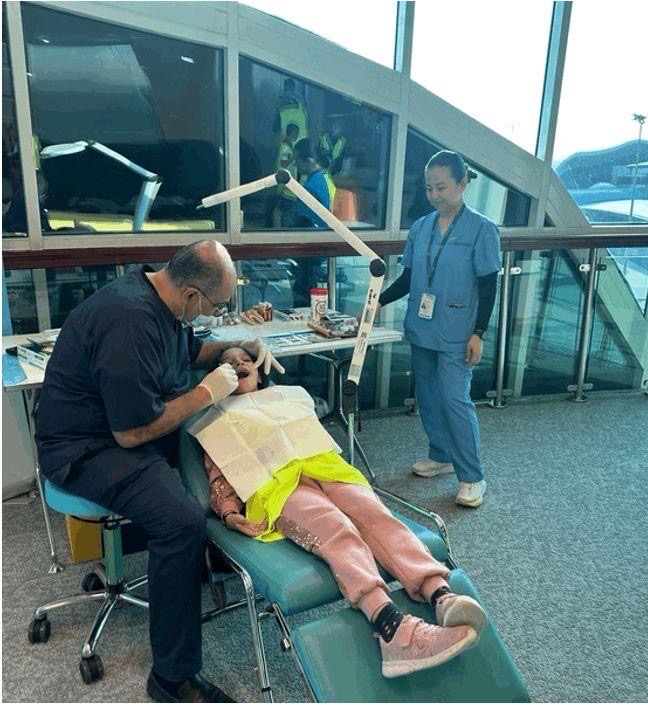 GulfTimes_QATAR's tweet image. The participation of #PHCC Oral Health Promotion and Prevention Department in #AlBawasilCamp, in collaboration with Qatar Diabetes Association. @PHCCqatar