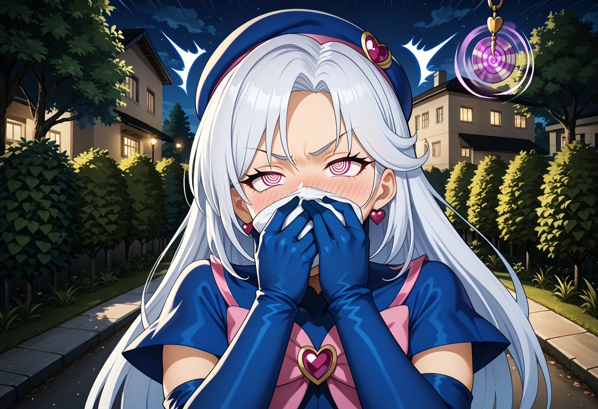 催眠によって自らの手で堕とされる魔法少女】 ﾁﾘｰﾝ…ﾁﾘｰﾝ… 「ん～～っ