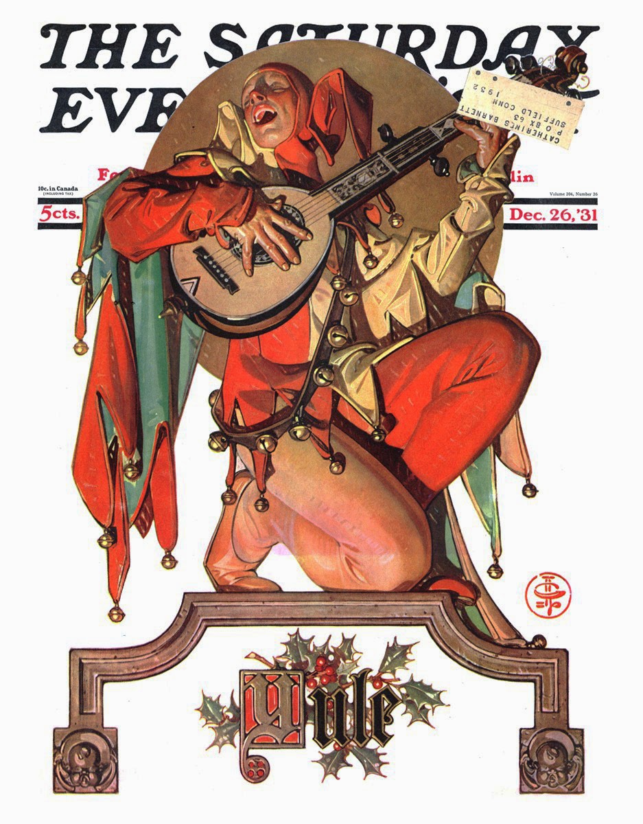 LRonLacy's tweet photo. #OTD in 1931
‘Yule’
Illustration by J. C. Leyendecker (1874-1951)
Cover of *The Saturday Evening Post*, December 26, 1931
#illustration #illustrationart #illustrationartists #JCLeyendecker #Christmas #Natale #Holidays
#lute #minstrel #troubadour https://t.co/3niucCBVMl