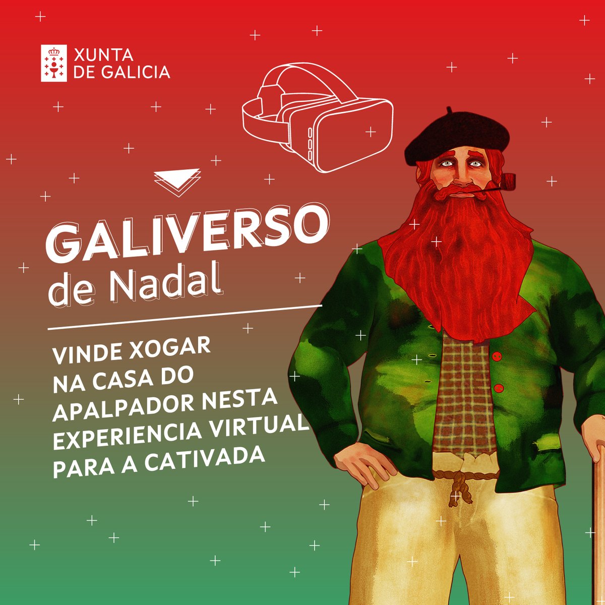 CidadedaCultura's tweet image. 🌰 En decembro o #Apalpador baixa do Courel para traerlles aos nenos e nenas castañas, agasallos, desexos... e palabras en galego. Pero como vive o resto do ano? No #NadalnoGaiás podedes descubrilo na nosa aventura virtual do #Galiverso de Nadal 👇

🥽 bit.ly/GaliversodeNad…