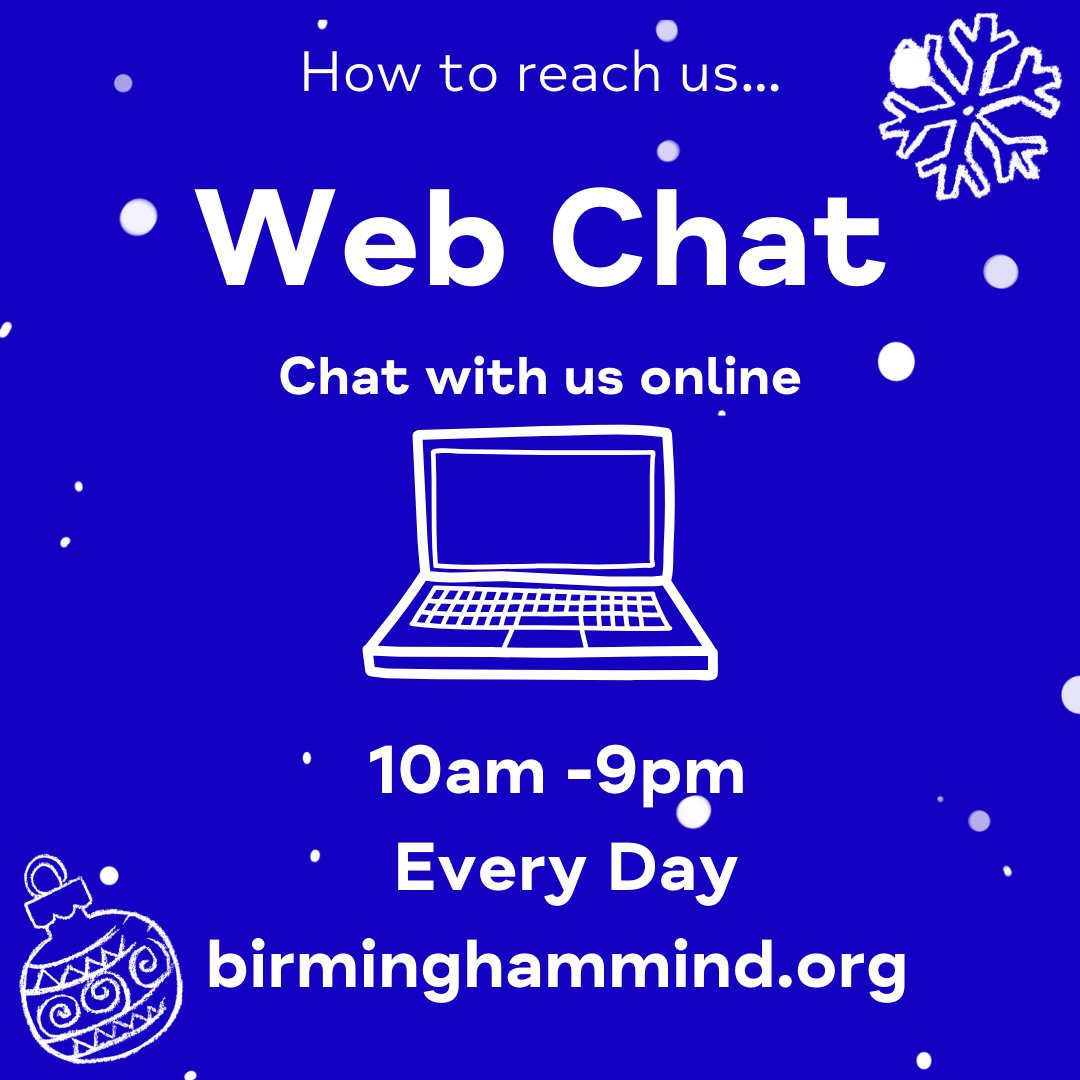 Mental Health isn't 9-5 so neither is our Helpline.

Don't put your mental health on hold, call us if you need us.

📞 Phone: 0121 262 3555
💻 Webchat: bit.ly/4fnlIHR
📧 Email: Help@birminghammind.org

#Helpline #birmingham #solihull #mentalhealthsupport