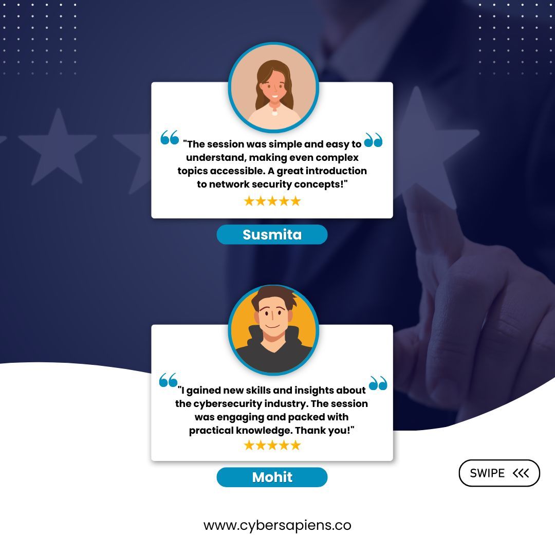 Cybersapiens101's tweet image. Thank You for Joining Us!

Our recent webinar, &quot;The Path to Cyber Defense: Mastering SOC Operations&quot;, was a huge success!

#CyberDefense #SOCOperations #CybersecurityCommunity #KnowledgeSharing #WebinarSuccess #CybersecurityTraining