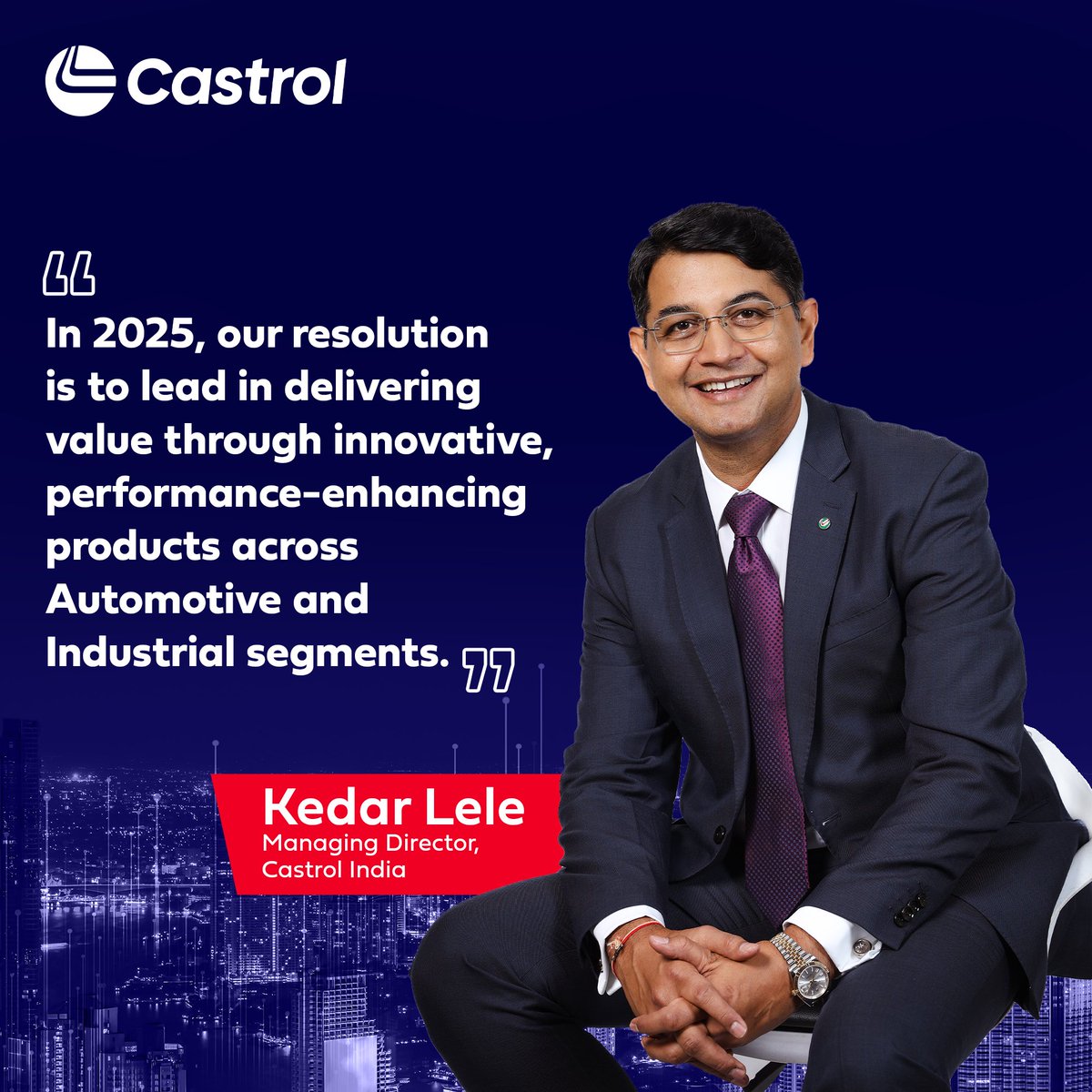 As we enter 2025, Castrol India s MD, Kedar Lele, highlights the need for strategic and agile decision making to stay ahead in a transforming market As we enter 2025, Castrol India s MD, Kedar Lele, highlights the need for strategic and agile decision making to stay ahead ...