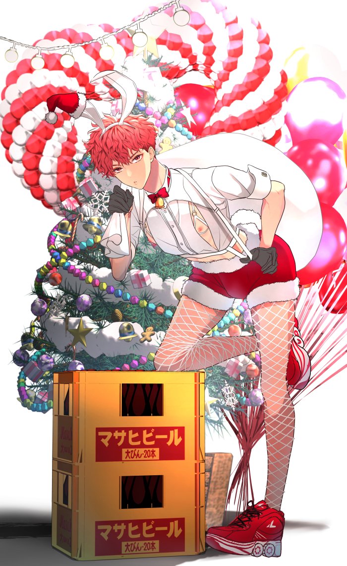 「サンタさん間に合った〜〜!!!」|上原有紗のイラスト