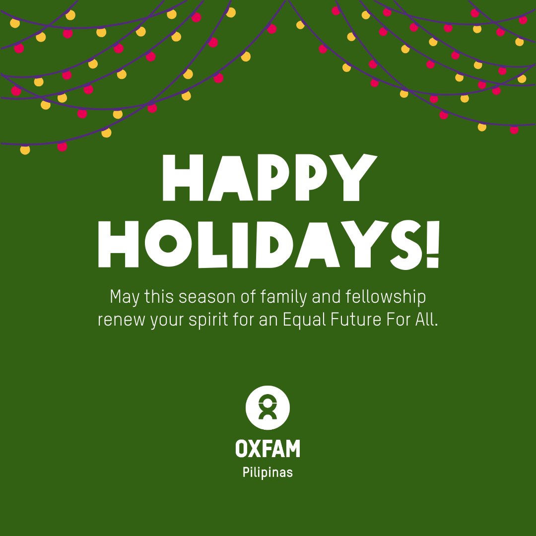 Oxfam Pilipinas tweet media