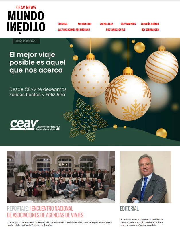 Ya tienes lectura para estas Navidades. Te dejamos el último número de nuestra revista #MundoInédito con las últimas novedades de las #agenciasdeviajes, destinos y empresas turísticas
mundoinedito.ceav.info/2024/12/17/mun…
