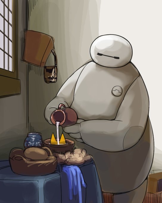 牛乳を注ぐベイ 