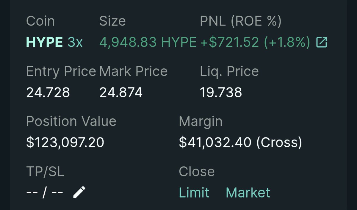 Sounds about as good a spot as any to load up on $HYPE