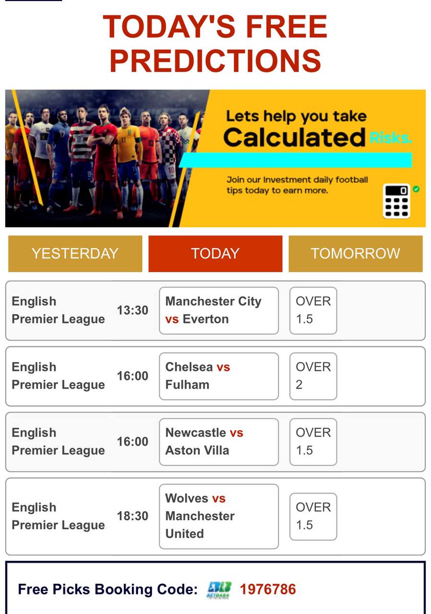 BetPro_360's tweet photo. TODAY'S FREE GAME
CODE:1976786
BET AT: https://t.co/MguFTaaAXT
Sallah Mo Salah Mohammed Salah Christmas Merry Xmas IT IS DONE New Year Santa Islam Season's Greetings Man City Igbos YBNL #BoxingDay #TPUMPYCONCERTTODAY #SeanTizzleLiveinConcert #BeyonceBowl #NSPPD #soldouttojesus https://t.co/24b6F5Kpxu