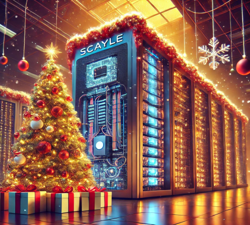_SCAYLE's tweet photo. Comenzamos un nuevo año con energía renovada 💻🚀, listos para seguir llevando la supercomputación al siguiente nivel. Gracias por ser parte de este viaje hacia la innovación y el progreso. 🌟

¡Que el 2025 esté lleno de logros, avances y grandes momentos! 🥂🎇 #SCAYLE https://t.co/r48Fo8nDf3