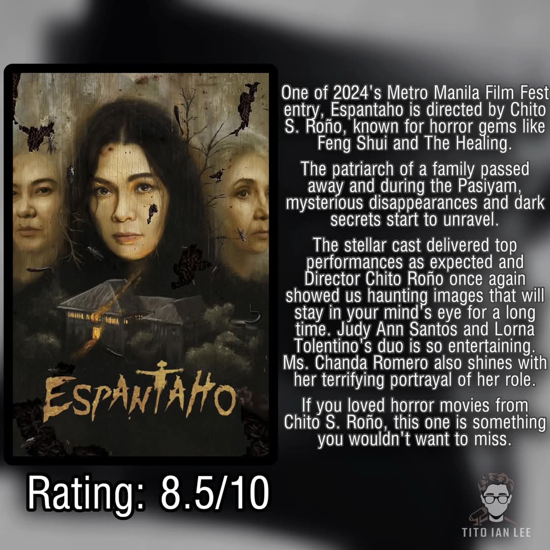 LovelyQueenJ1's tweet photo. Grabe ang #Espantaho pinag usapan talaga ang iba ulit ulitin nila panuorin, kayat kayo po ano pang hinihintay nyo pumunta na sa mga cinehan, panuorin ang ating movies 🇵🇭 Unahin na nyo ang #Espantaho👀🙏🫶
#MMFF2024 #MMFF50
#JudyAnnSantos #LornaTolentino #ChandaRomero https://t.co/JU0raMNBly