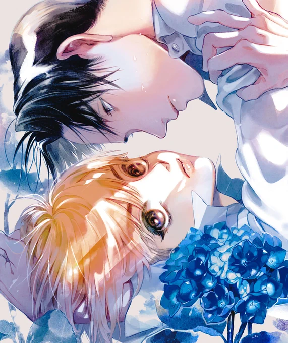 hydrangea on toe #創作BL 