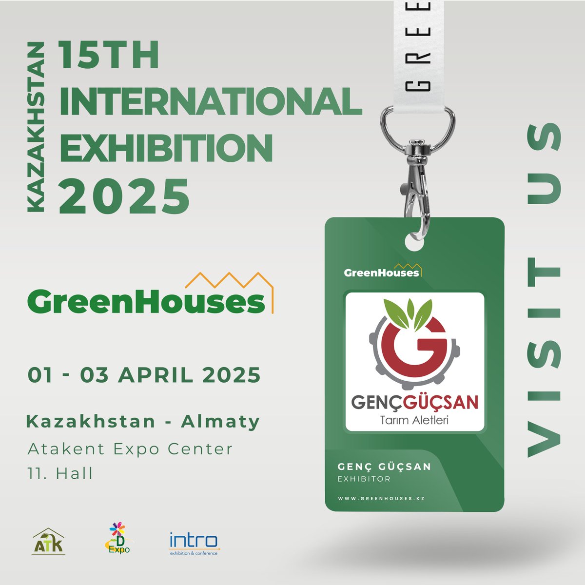 intro_fair's tweet image. 1-3 Nisan 2025 tarihleri arasında Kazakistan&apos;ın Almatı şehrinde gerçekleşecek olan GreenHouses Expo Kazakistan Fuarımızda “GENÇ GÜNSAN” aldı!

#ıntrofair #IntroExhibitionConference #GreenhousesExpo2025 #kazakistanserafuarı #serafuarı2025 #greenhousesexpo2025 #almatı #exhibition